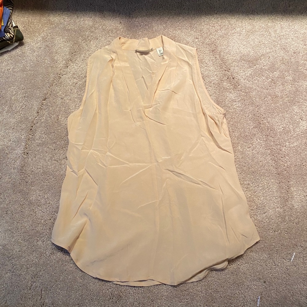 Light Pink Silk Tank